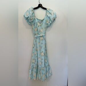 Loveshack Fancy Dress blue floral